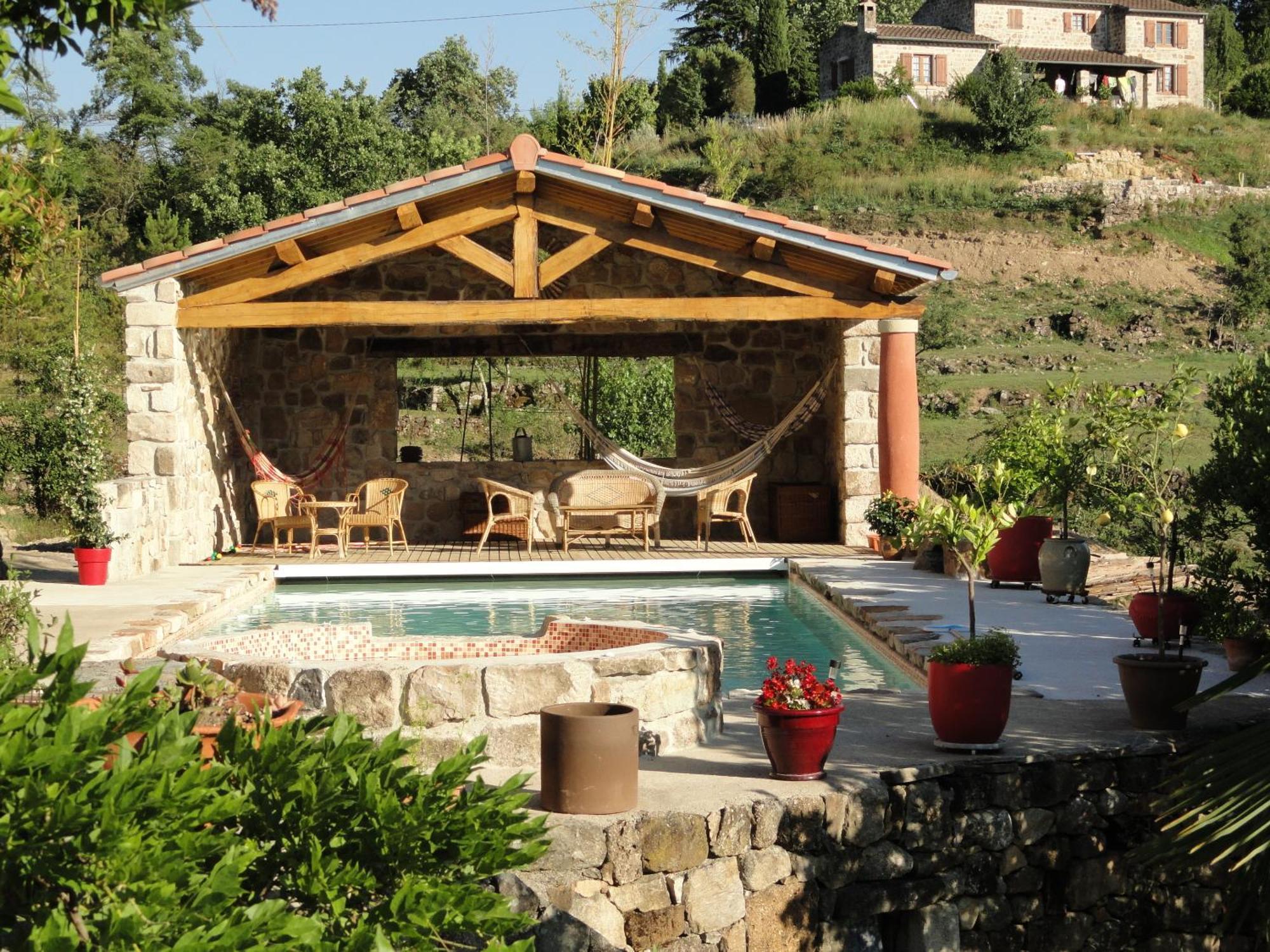 Chambre D'Hotes Au Creux Du Chambon Joyeuse Exterior photo